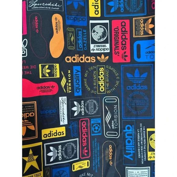 RARE Adidas Originals Men's Street Graphic Logo Windbreaker Hoodie Size M - Picture 5 of 10